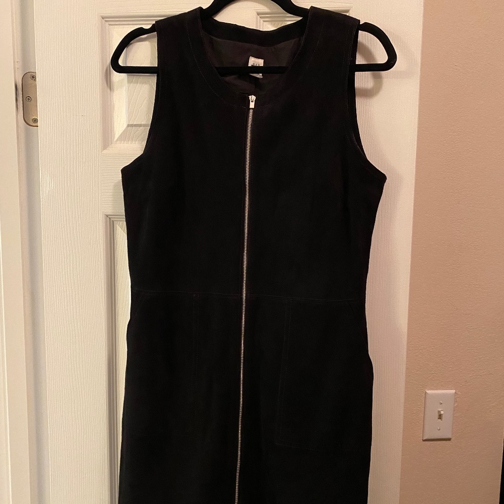 Gap suede zip dress